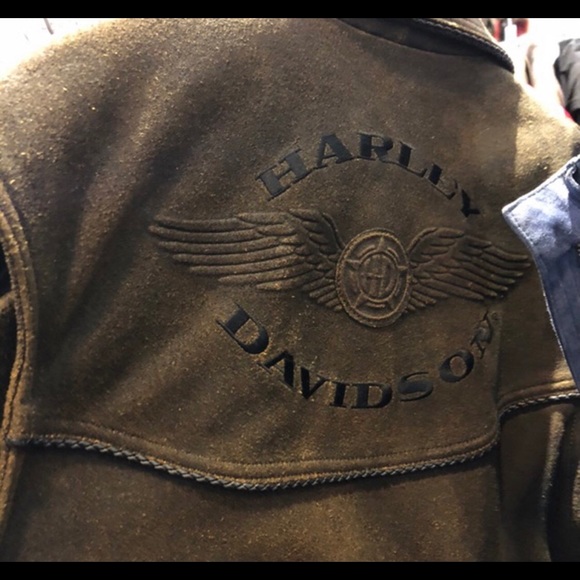 Harley Davidson Leather Motorcycle Jacket - Picture 2 of 4